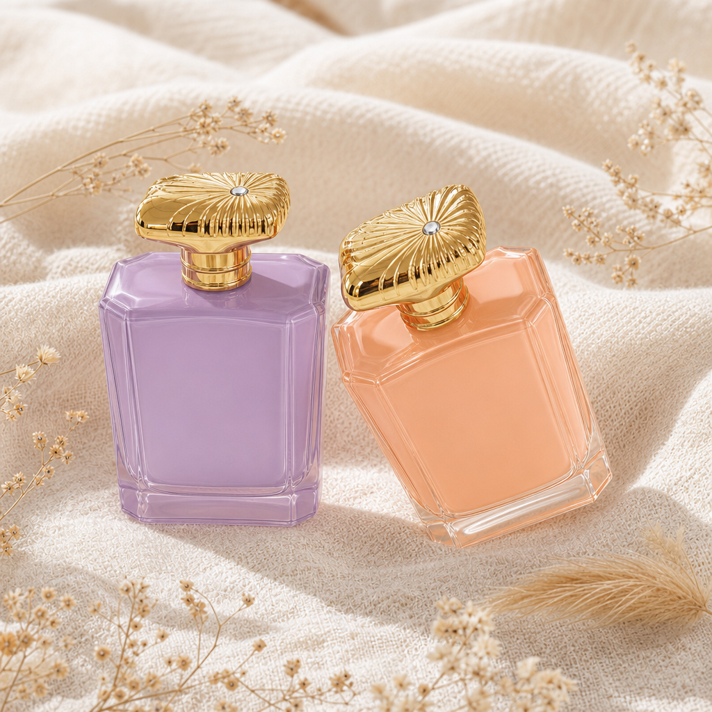 Anding Wholesale Premium Frosted Empty Luxury Glass Low Moq 100ml Custom Perfume Bottle Botella De Perfume