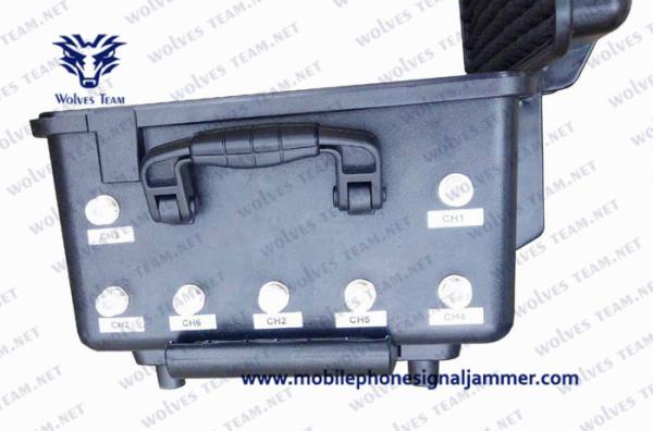 12 Bands Military High Power GSM 3G 4G Cell Phone Signal Jammer Durable Waterproof Outdoor Jammer