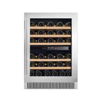 LD-60D R600a 150L Frigorífico de visualização de vinho de zona dupla para armazenamento de vinho