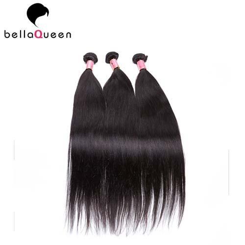 No Shedding Natural Black Silky Straight In European Virgin Human Hair For Beauty