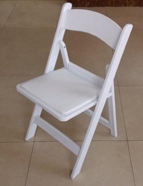 white resin foldable wedding chair/resin foldable event chair/foldable resin wedding chair
