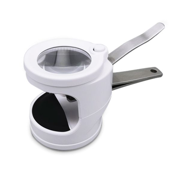 Handheld Desktop Maintenance Collection Antique Magnifying Glass with light Old Clippers