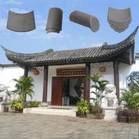 Grey Waterproofing Clay Roof Tiles tradicional para a casa tradicional de China