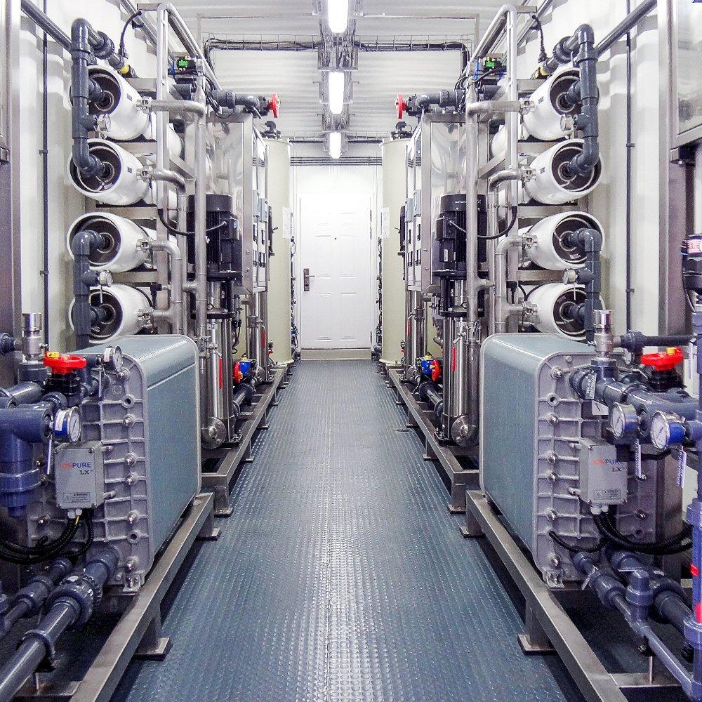 200 m³/day Integrated UF RO Containerized Water Treatment System with 70% Recovery Rate in 40ft Container