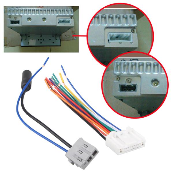 Infiniti Subaru Nissan Car Radio Wiring Harness 12V Copper PVC