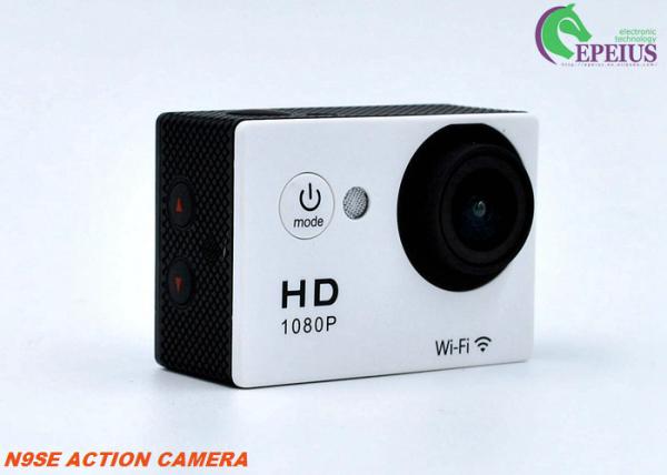 Adventure Hd Action Camera , N9 4K Screen Motorcycle Helmet Camera 155° 6G Fish Lens