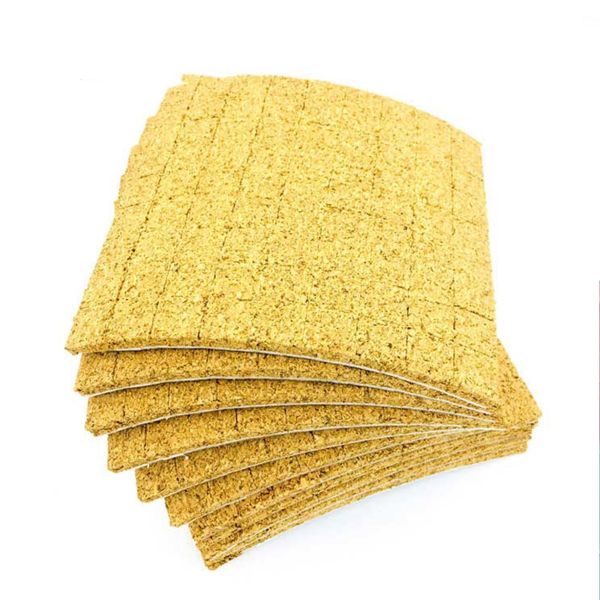 Customized Glass Protection Cork Separator Distance Pads 15x15x1.5mm Suitable for Modern Office Building Glass Sheets