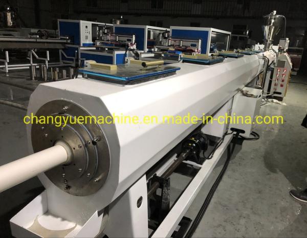 200-250 Kg/H Output Water Drainage UPVC Pipe Extrusion Machine with Double-screw