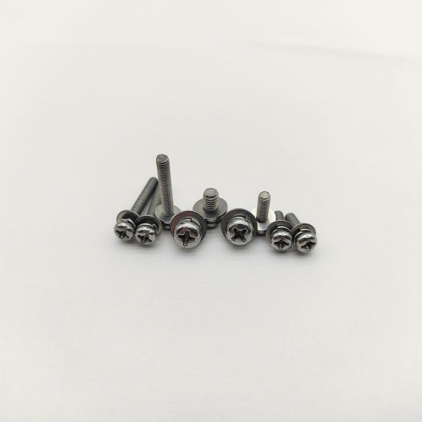 A4-70 SS パンヘッドスクリュー 316 ステンレススプリング + フラットウォッシャー 塩水耐性 オーダーメイド