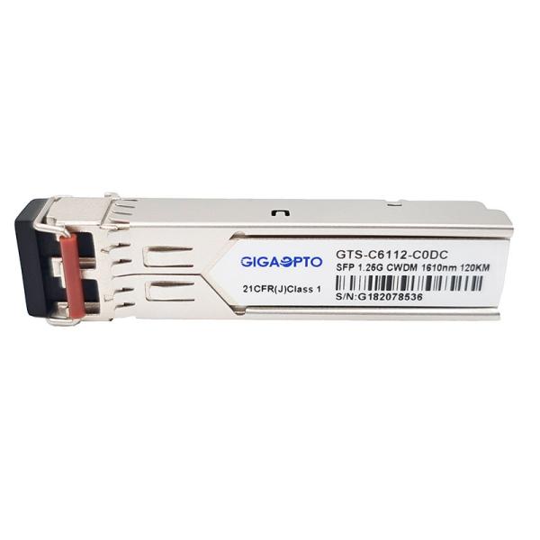 複式アパートSFPのトランシーバー モジュール1.25G 1000BASE CWDM 1270 1610nm 120km LC SMF DOM