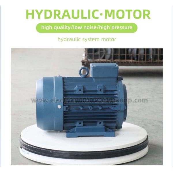 Énergie hydraulique de moteur en aluminium asynchrone creux d'axe pour les machines en plastique