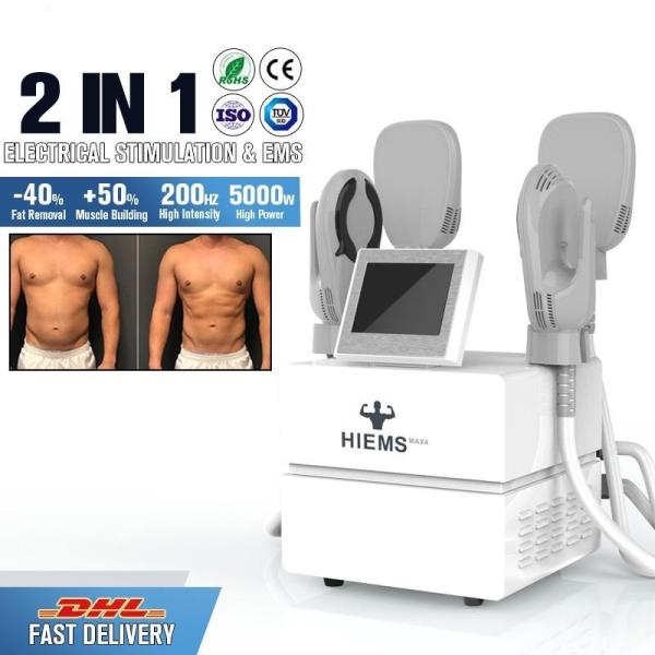 Аппарат для укрепления мышц и подтяжки ягодиц Hiemt Ems с 4 манипулами, 7 Тесла, для похудения и коррекции фигуры