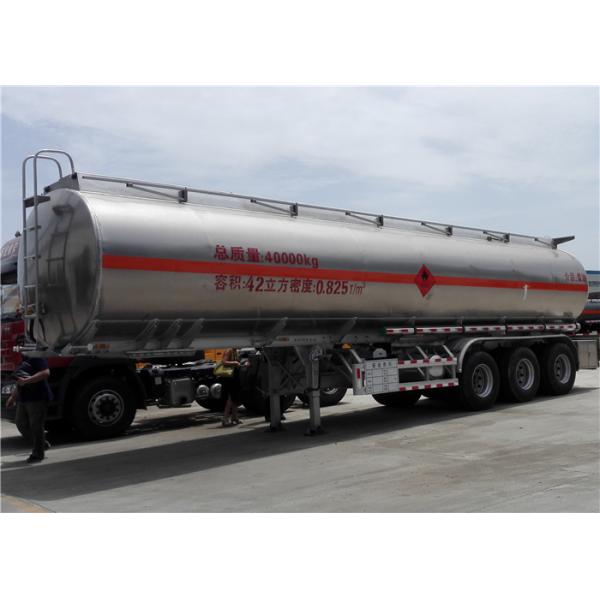 Stainless Steel Fuel Tanker Semi Trailer  Tri-Axle 33000L 33M3 Oil Transport Tank Semitrailer
