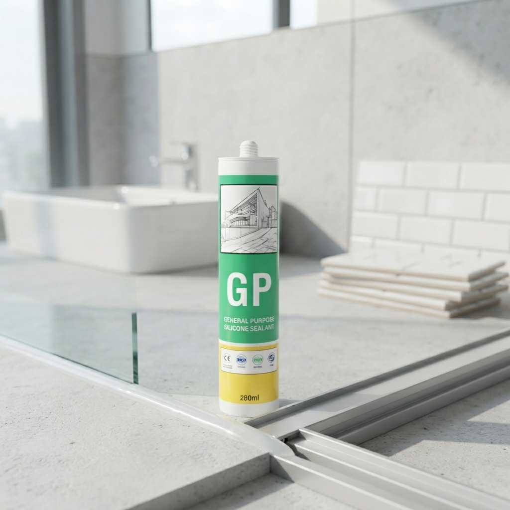 Transparent White GP Silicone Sealant Indoor Outdoor Glass Joint Silicone Sealant