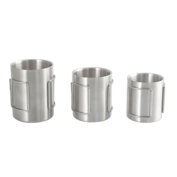 11X7.5X8cm Stainless Steel Travel Mug for Camping Insulated and Long Lasting