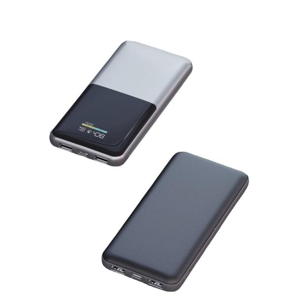 10000mAh Large Capacity Battery Pack , Super Fast Charging Power Bank With Data Display