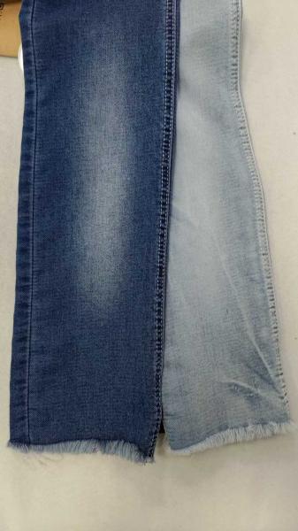 Siro dobby 8.8oz Peso medio  Índigo oscuro con ancho completo de 150cm Construcción 21*200/40+21 Tejido denim  JSD3308 para vaqueros