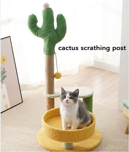 Customized Three Layer Cat Scratcher House Desk Carrier Toy Detachable Furniture Cat Tree
