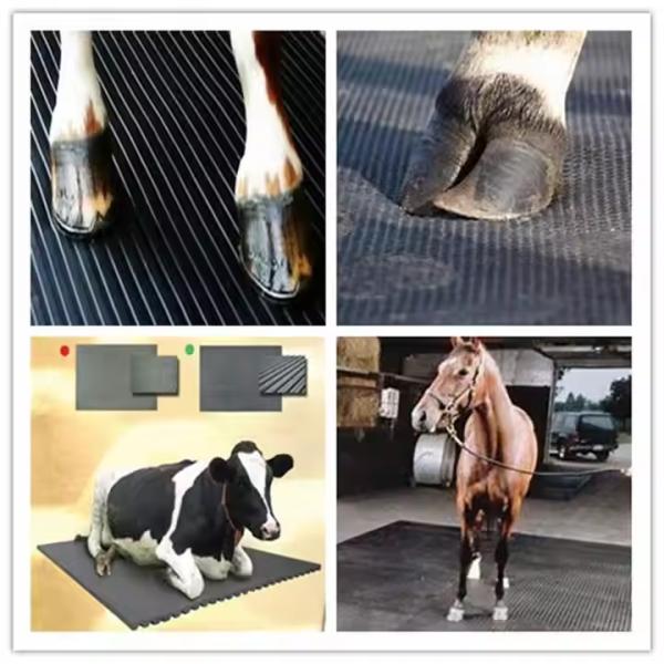 Environmentally Friendly Cattle Cow Mattress Horse Stable Rubber Flooring Mats for Farm