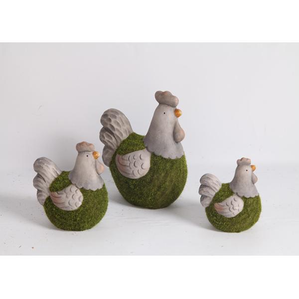 Сад гончарни утки цыпленка орнаментирует Handmade керамические украшения сада