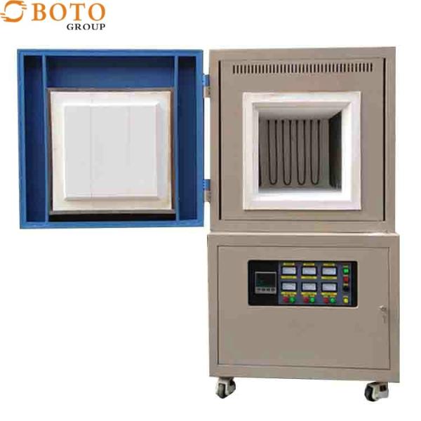 Content Test Equipment 1200c Industrial Ash Testing Muffle Furnace For Lab