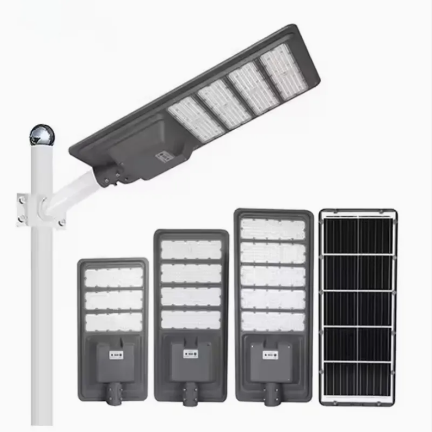 LED Street Light with Solar Panel LED Solar Street Light All In One Dusk To Dawn Solar Street Light for 300W 400W 500W