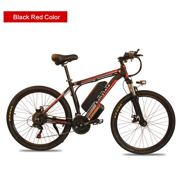 Black 6061 Aluminium Electric Bike , 26 Inch 350w E Bike CE Certification
