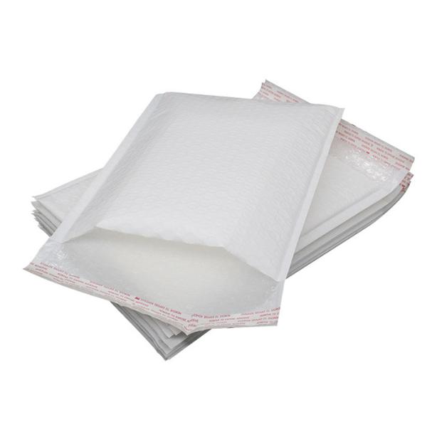 Waterproof White Clothing Packaging Bags With Custom Print For Shipping