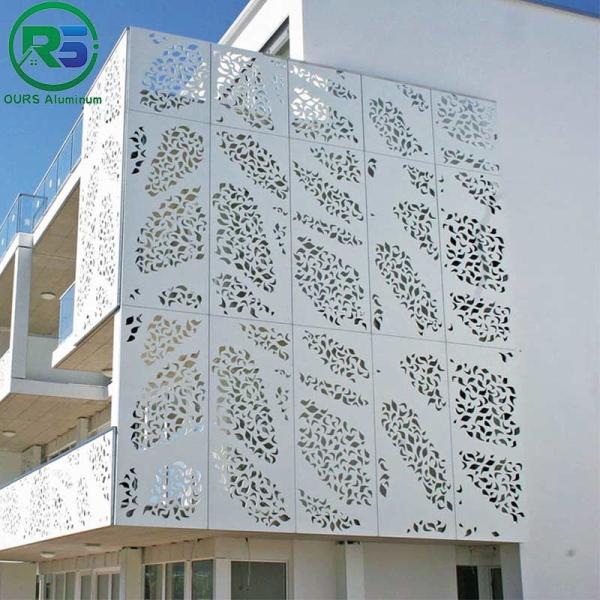 Irregular Perforated Metal Aluminum Ceiling Panel PVDF PPG Surface 2/3/4/5/6mm Thickness