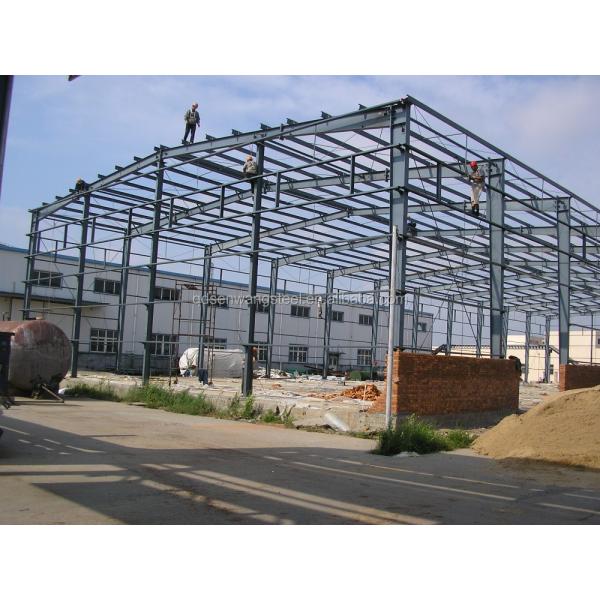 Weather Resistant Prefabricated Steel Workshops Construction Warehouse PEB Metal Building
