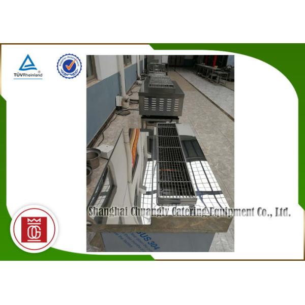 Всеобщее коммерчески барбекю жарит бездымную электрическую нержавеющую сталь