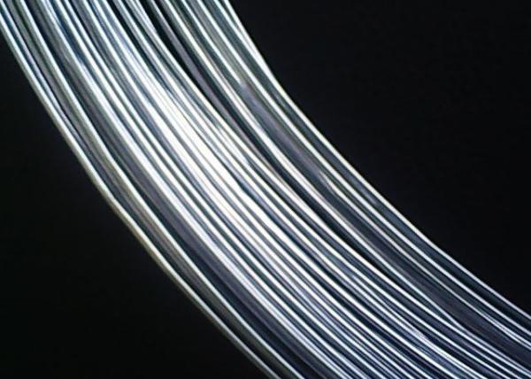 fio galvanizado do aço de alta elasticidade de 2.2mm, fio recozido do ferro do gancho de roupa