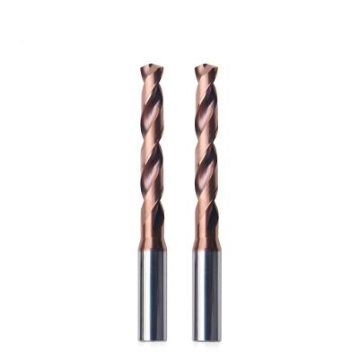 Custom Carbide Tungsten Drill Bit Hss Straight Taper Shank 2 Flutes