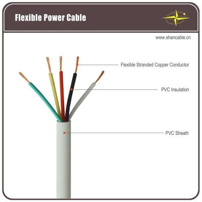 Household Multi Core Sheathed Steel Wire With PVC Insulation Material
