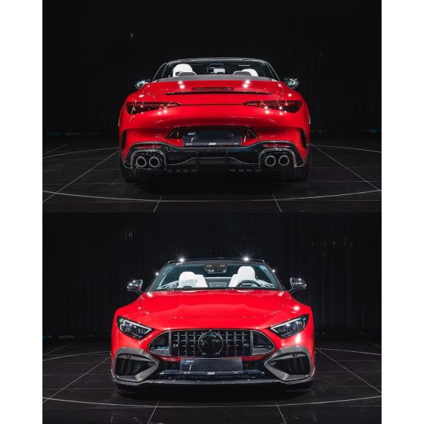 SL63 Mercedes Benz Sl Body Kit 2015 - 2016 BS Style Hood Spoiler Front Lip Diffuser