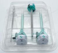 EO 5 mm Desinfecção Trocar Kit Laparoscópico Trocar óptico plástico