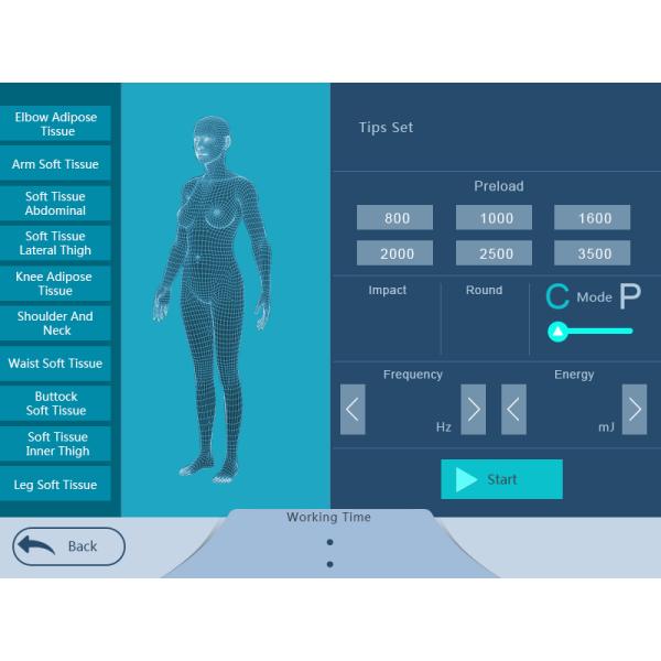 2 In 1 Pneumatic Electromagnetic Shockwave Therapy Machine Pain Relief