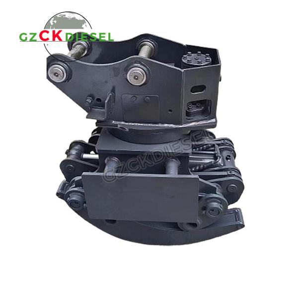 Hydraulic Electronic Control 360 Degree Rotating Excavator Clamp For Kobelco SK75