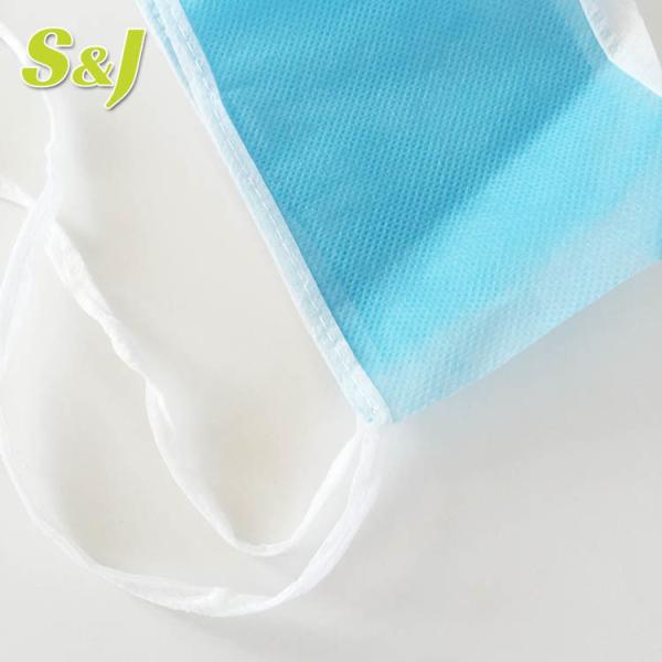 S&J Disposable Surgical Surgeon Cap Nonwoven Soft PP Material Fit Type Includes Adjustable Ties and Elastic Band for Secure Fit