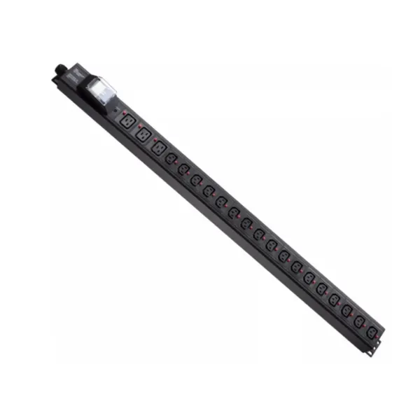 Rack Mount 3phase 125A PDU 18ports C19 Socket Rack PDU Power Distribution Unit