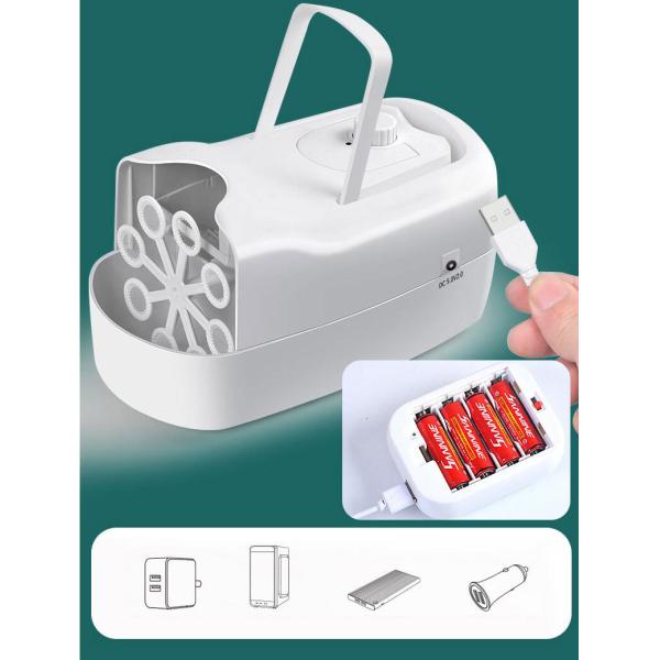 Unisex Children's Toy Electric Suitcase Bubble Machine Ideal for Wedding Stage Props