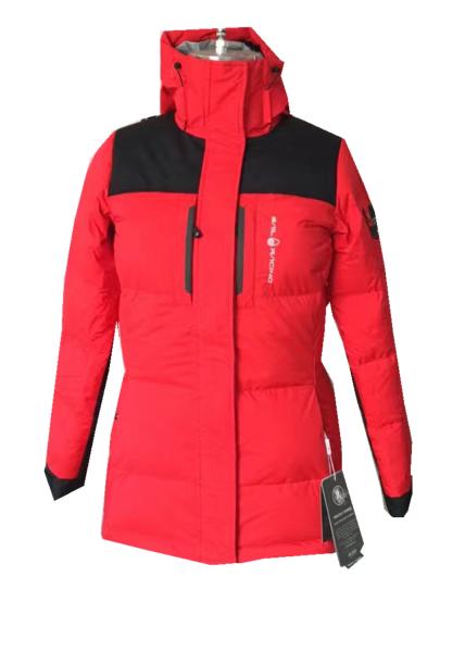 650 Fill Power Women's Heavy Down Jacket With Ykk  Zippers RDS Certificated