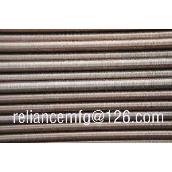 Low Fin Copper / Aluminium 19FPI Low Fin Tubes / Extruded Fin Tube Machine