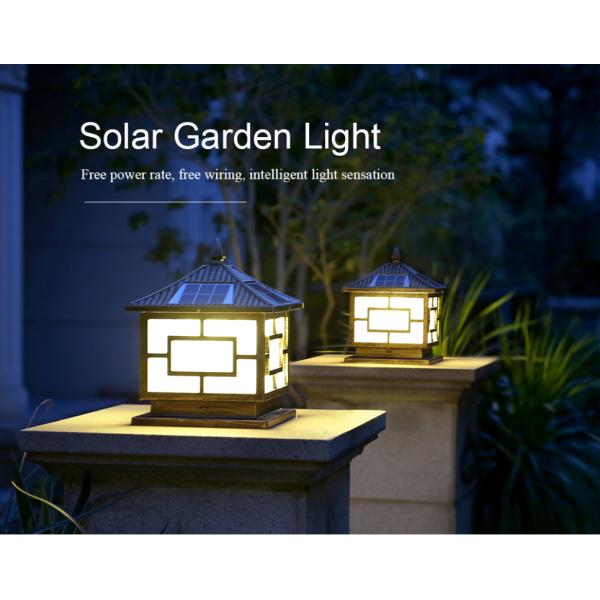 Solar Energy Exterior LED Landscape Lighting Fence Environmental Protection