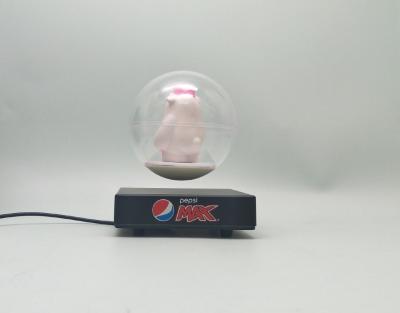 hotsale magnetic levitation bottom ornament toys bear display ,levitating transparent ball stand