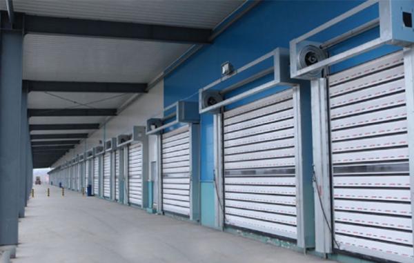 Customized Request Aluminum Alloy Rapid Shutting Security Warehouse Door Garage Door