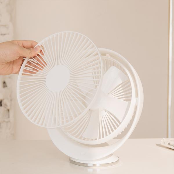 Desktop Electric USB Rechargeable Mini Fan with Large Wind Power and Adjustable Speed