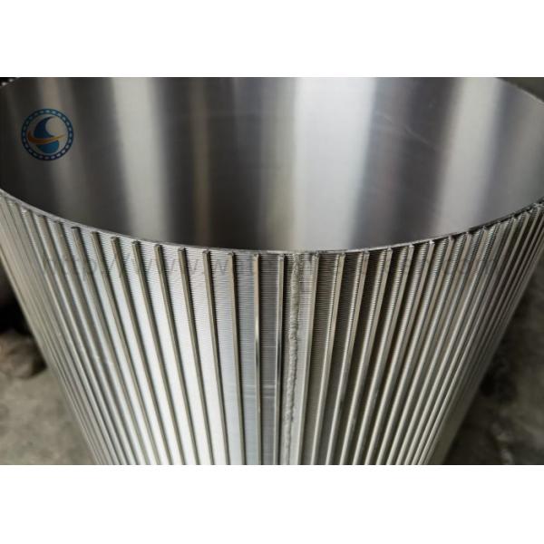 Thread Connection Reverse Wedge Wire Screen 0.5m-2.0m Height 0.1mm-10mm Slot Width