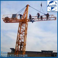Qtz5008 4t Guindaste de torre telescópica hidráulica Certificação CE Trabalhos de segurança