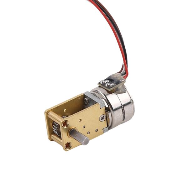 Motor de 15 mm + caixa de engrenagens worm motor passo-a-passo para impressão 3D, robótica, aplicações sensíveis